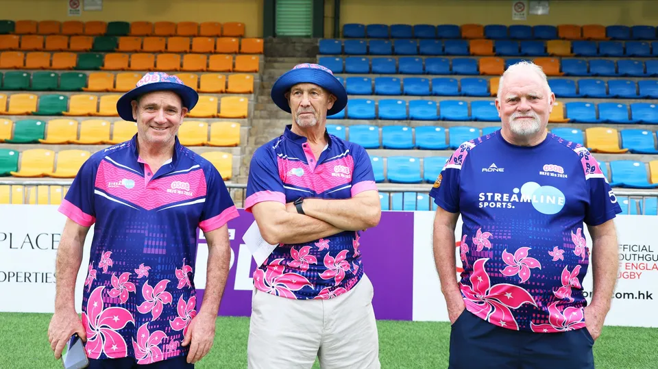 OSOB management in club shirts