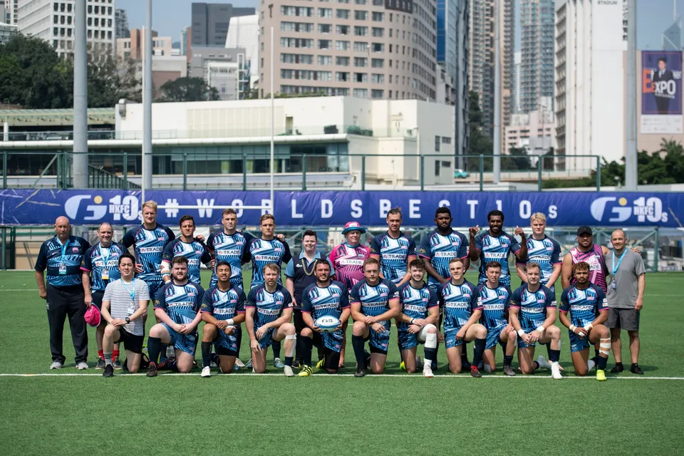 The OSOB squad at the 2019 GFI HKFC 10s